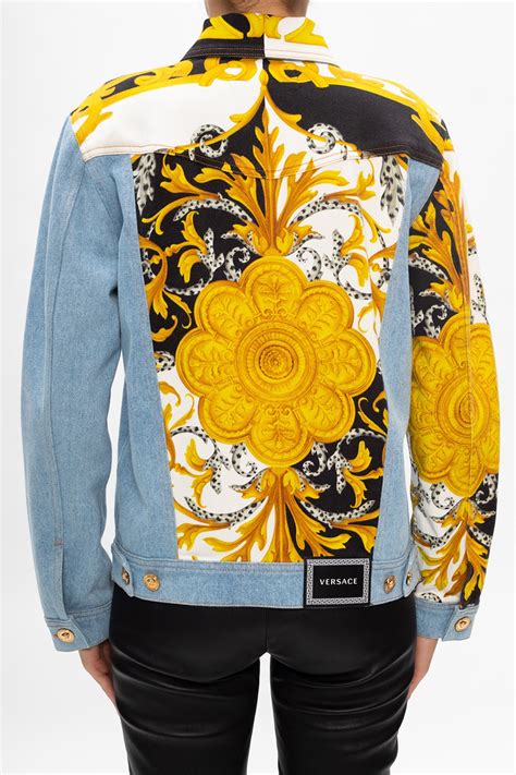 versace hacket|Versace denim jacket.